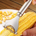 1Pc Stainless Steel Corn Peeler Ergonomic Handle Corn Kernel Remover Magic Corn Stripper Thresher Kitchen Corn Stripping Tool