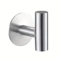 1pc, No punching self-adhesive hook, Stainless steel bathroom hook,bathroom accessories kitchen organizer