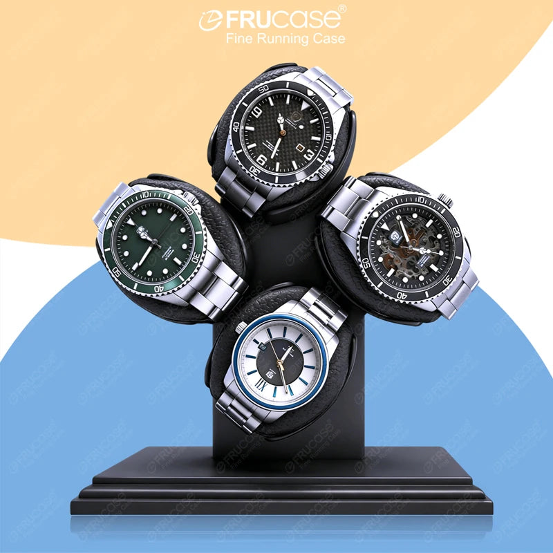 FRUCASE Upgrade Watch Winder For Automatic Watches Watch Box USB Cable 1+0/2+0/4+0