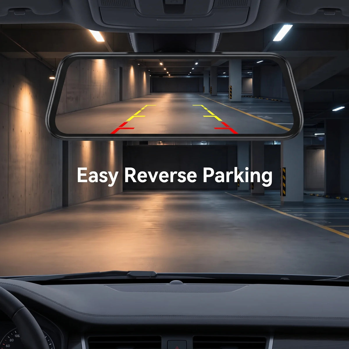 Car Dash Cam 10 Inch IPS Touch Screen 1080P Dual Front Rear Camera With 32G TF Card Waterproof Rearview Camera 140 Degree Wide Angle Loop Recording G Sensor Parking Monitor Multi Language Car Driving Recorder For Vehicle Safe