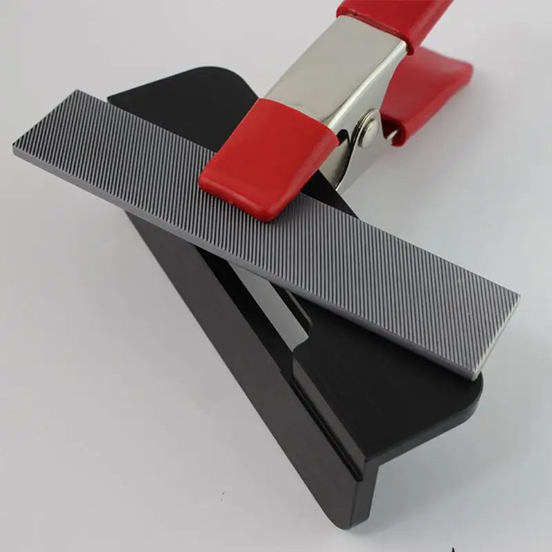 Snowboard Edge Bevel Tuning Kit Side Edge Ski Angle Tool Ski Board Edge Sharpener 11 Tooth Design Snowboard Trimming File
