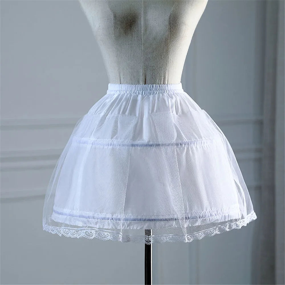 New Arrival 3Hopps Ball Gown Petticoat Underskirt Wedding Bridal Dress Jupon Mariage Halka Rockabilly With Tulle
