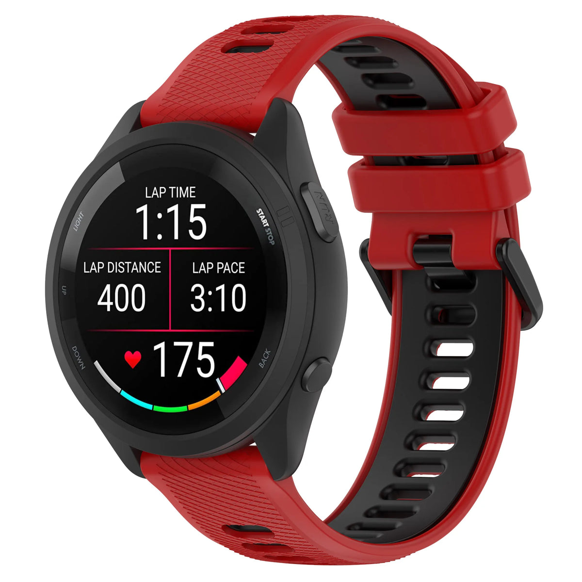 18/20/22mm Silicone Watch Band for Garmin Forerunner 265 265s 965 745 255 245 245M VENU 2 Strap Sport Bracelet Watchband correa
