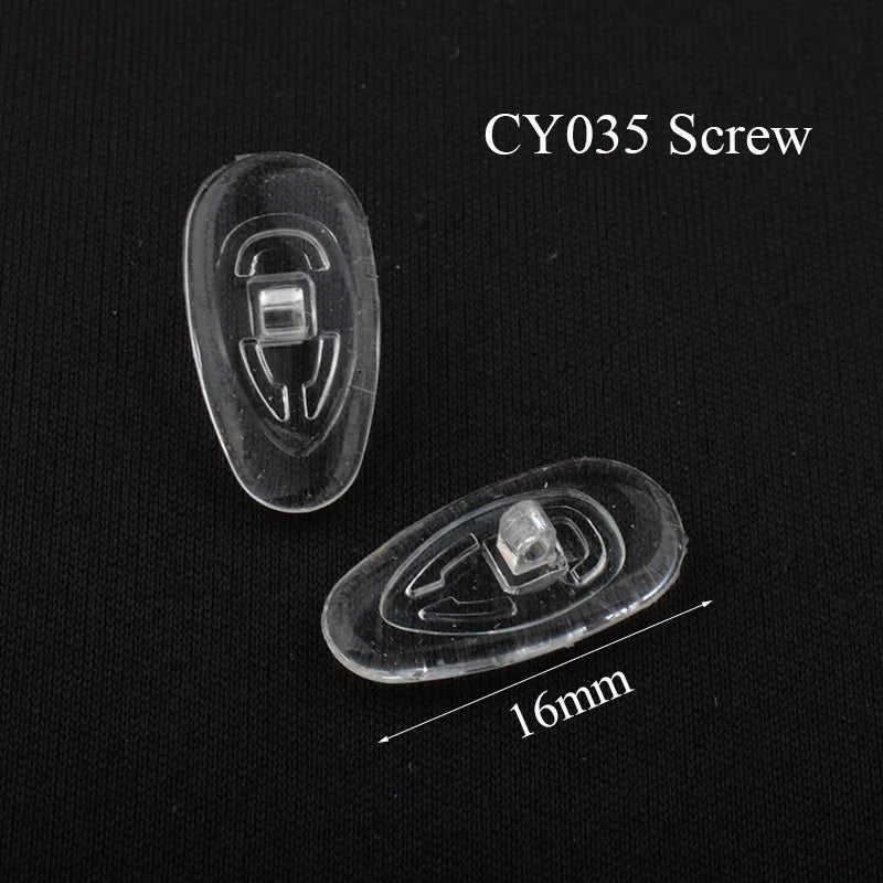 2000pcs Wholesale Eyeglasses Glasses Silicone nose pads various types & sizes eyewear nose pad part oval round