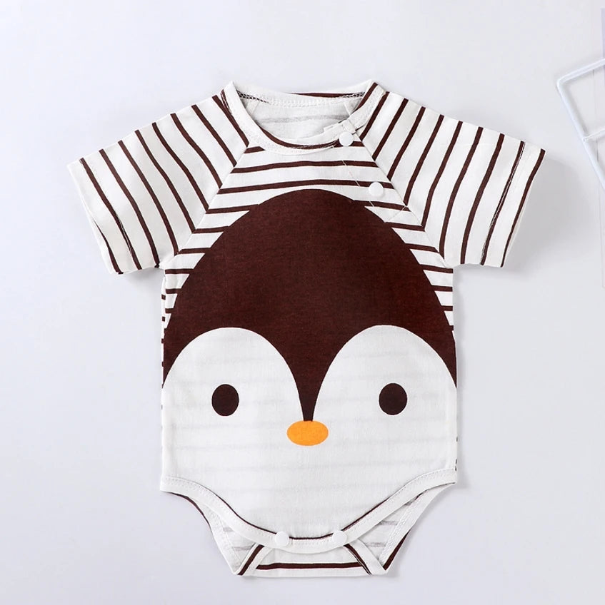 Newborn Baby Rompers Cotton Infant Body Short Sleeve baby Jumpsuit Cartoon Baby Boy Girl clothes 0-24M Crawling Baby