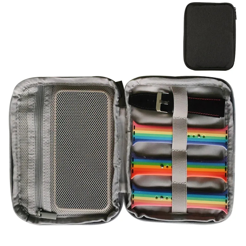 Waterproof Portable Box watch Holder Organizer Storage for Men Women smart watch boxes for Apple watch strap storage box watches