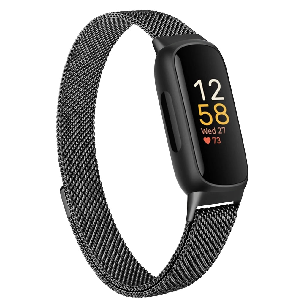 Metal Magnetic Loop Strap For Fitbit Inspire 3 Band Stainless Steel Watchband Bracelet For Fitbit Inspire 3 Strap Wristband