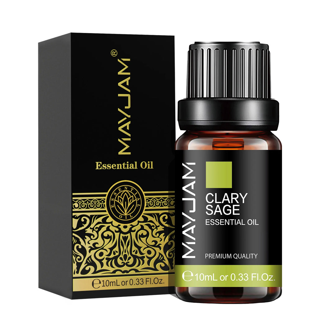 MAYJAM 10ML Myrrh Camphor Thyme Vetiver Cypress Cajeput Essential Oil For Humidifier Diffuser Burner Making Scented Candle