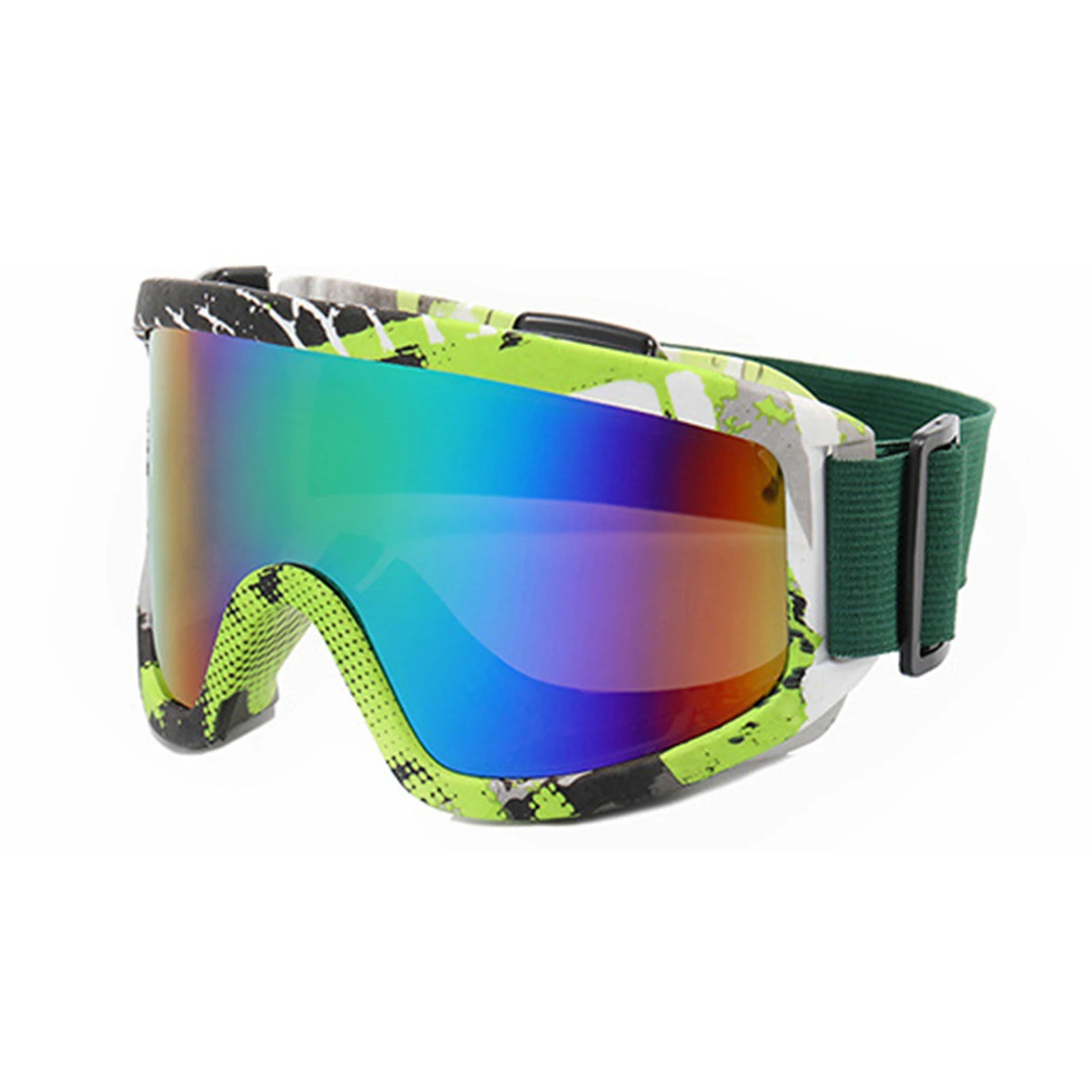 Large Frame Ski Goggles With Colorful Lens Anti Fog Mountain Skiing Goggles Outdoor Sport Snow Snowboard Goggle For Adult Youth