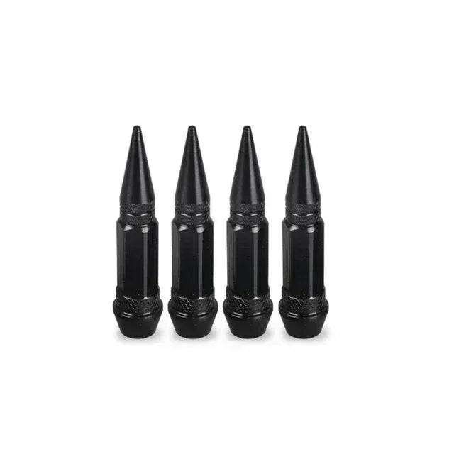 Car Universal NEW 4pcs Bullet Head Screws Valve Caps Personalized Modifications Pointed Valve Tips Bicycle and Motorcycle Tires