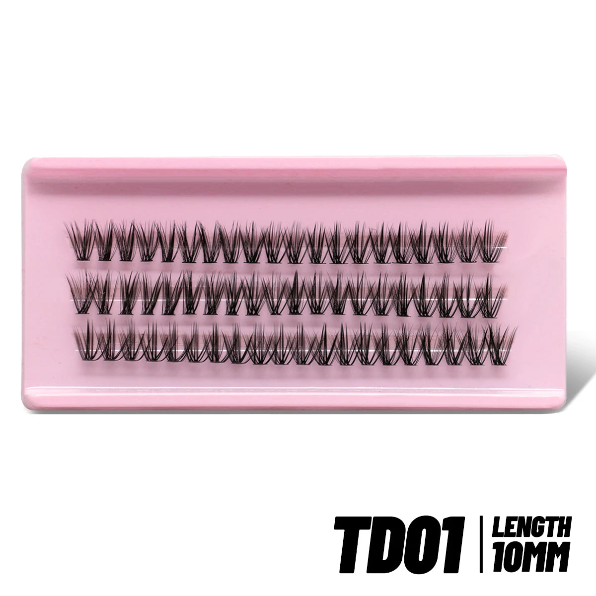 GROINNEYA Manga Lashes Cluster Lashes Natural Eyelash Extension Cluster Natural Volume Individual Lashes Mixed Tray Lashes
