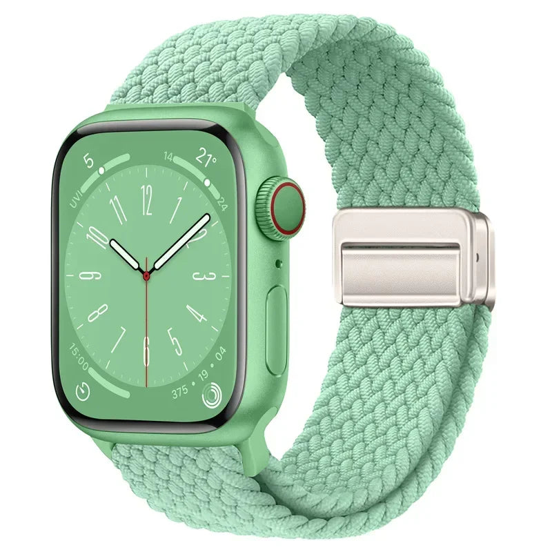 Nylon strap For Apple watch 11 10 42mm 46mm 9 8 7 45mm 41mm Ultra 3/2/1 49mm Magnetic wristband For iWatch 6 5 4 3 SE 44mm 40mm