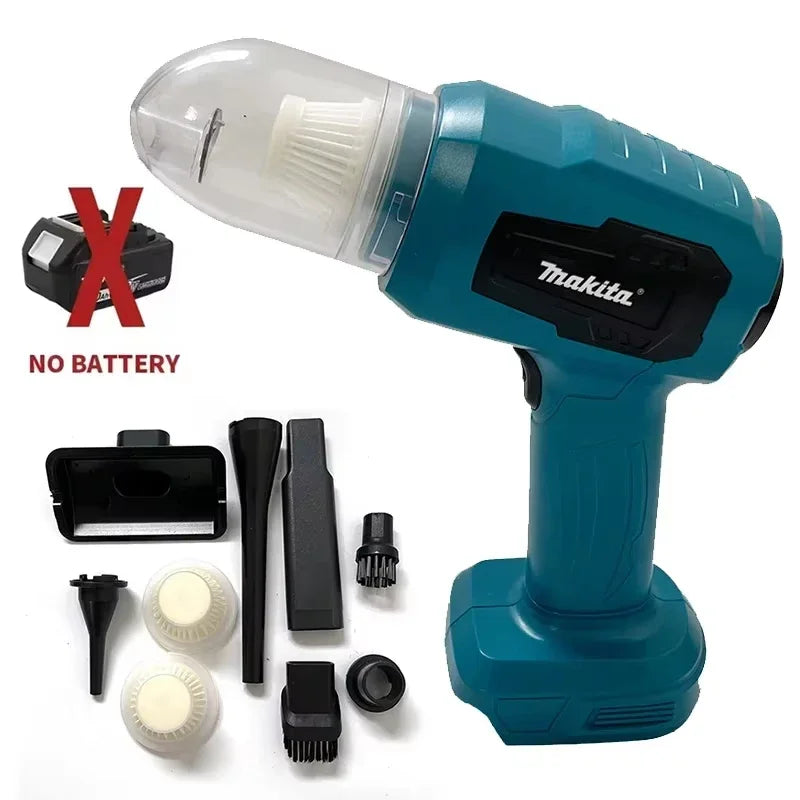 Makita Vacuum Cordless Mini Car Cleaner Multifunction Dust Collect Handheld Rechargeable Power Tools 18V Battery