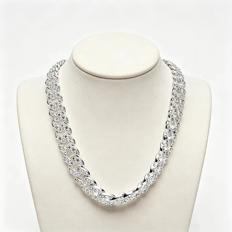 S925 pure silver gold two-color splicing buckle T-shaped women's necklace suitable for daily wear DIY exquisite jewelry gifts