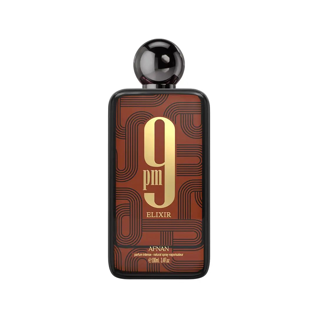 Afnan 9PM Elixir Extrait De Parfum Spray Unisex Fragrance 3.4 Oz Long Lasting Luxury Perfume For Men Women