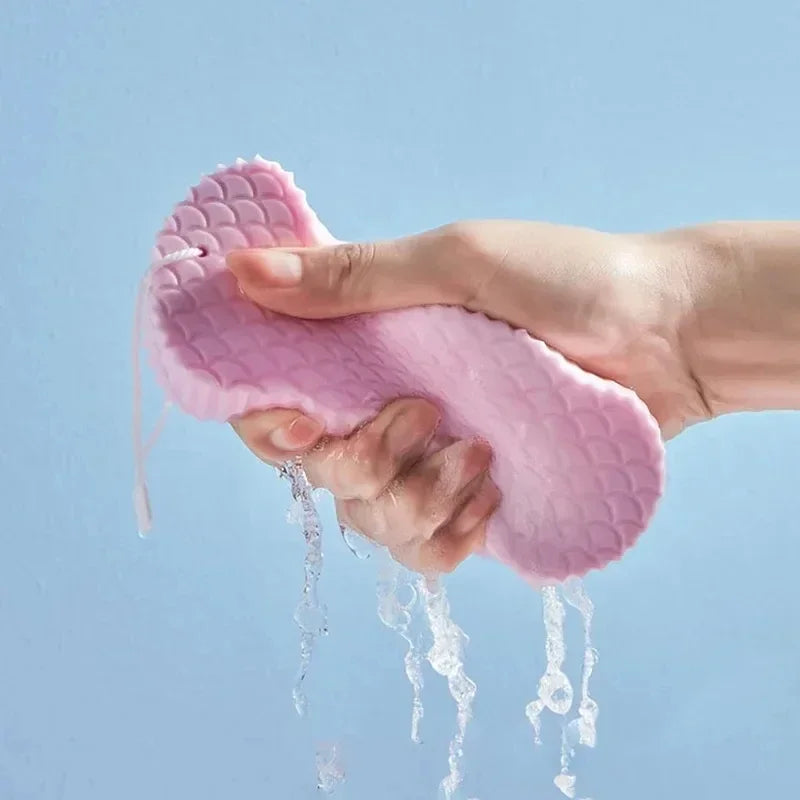 1pcs Soft Sponge Body Scrubber Bath Exfoliating Scrub Sponge Shower Brush Body Skin Remover Exfoliante