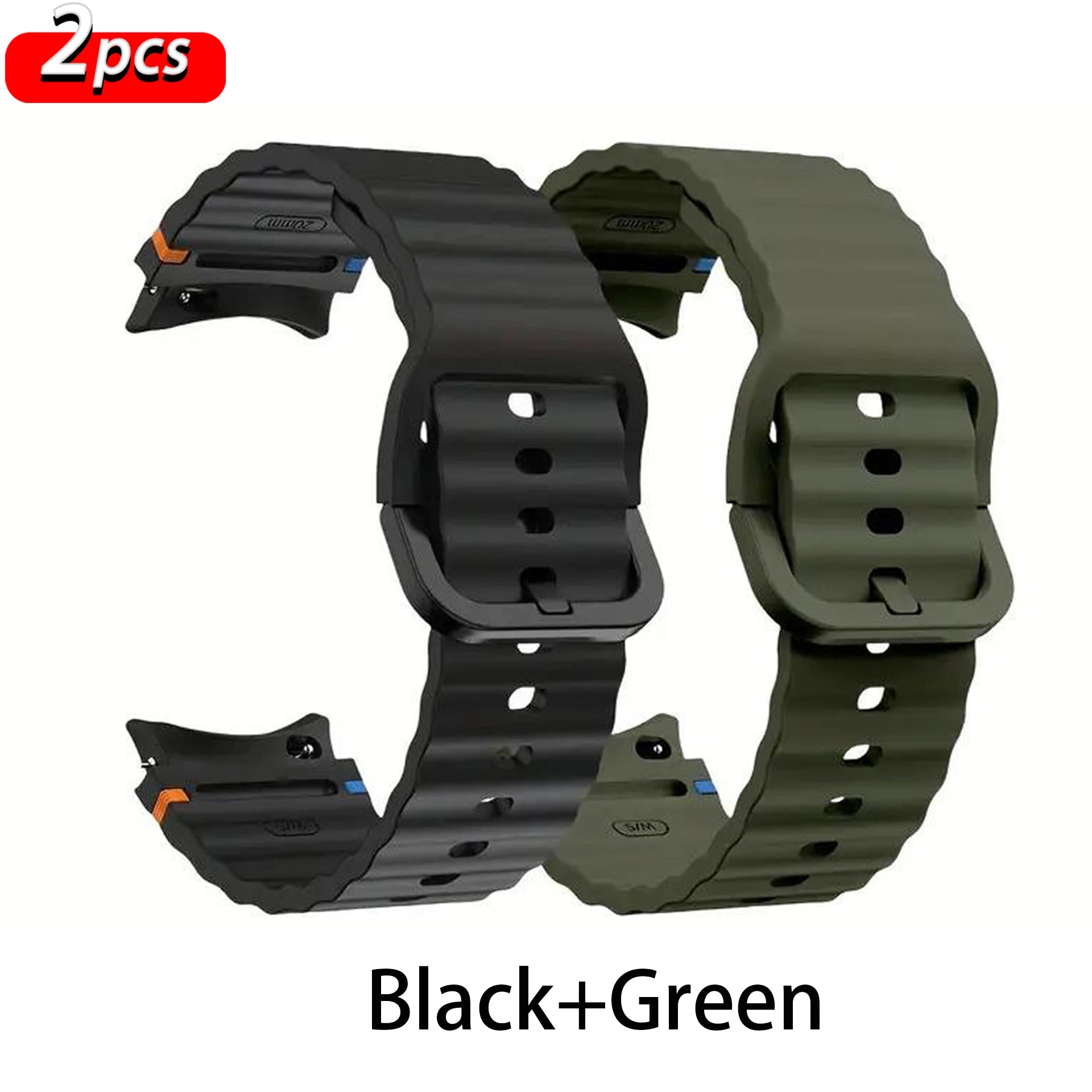 Original Sport Straps for Samsung Galaxy watch 4/5 Pro/6/7/6 classic 44mm 40mm 45 Silicone bracelet correa Galaxy watch 7 Band