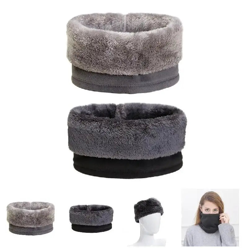 Scarf Neck Warmer Thermal Polar Fleece Windproof For Women Men Ski Winter Outdoor
