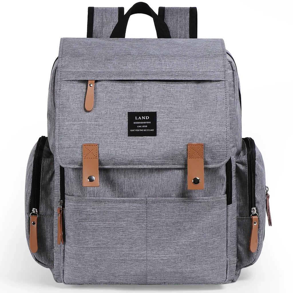 2022 Fashion New Baby Diaper Bag Backpack Multifunctional Diaper Bag Organizer with Thermal Milk Bottle Bag Baby Bags for Mom