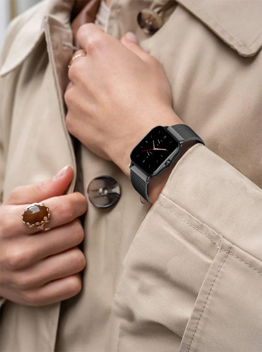 20mm/22mm Milanese band For Amazfit GTS/4/2/3/GTS2 Mini/GTR 47mm/GTR2/4/3/Pro stratos Metal Watch Bracelet Amazfit bip 5 6 strap