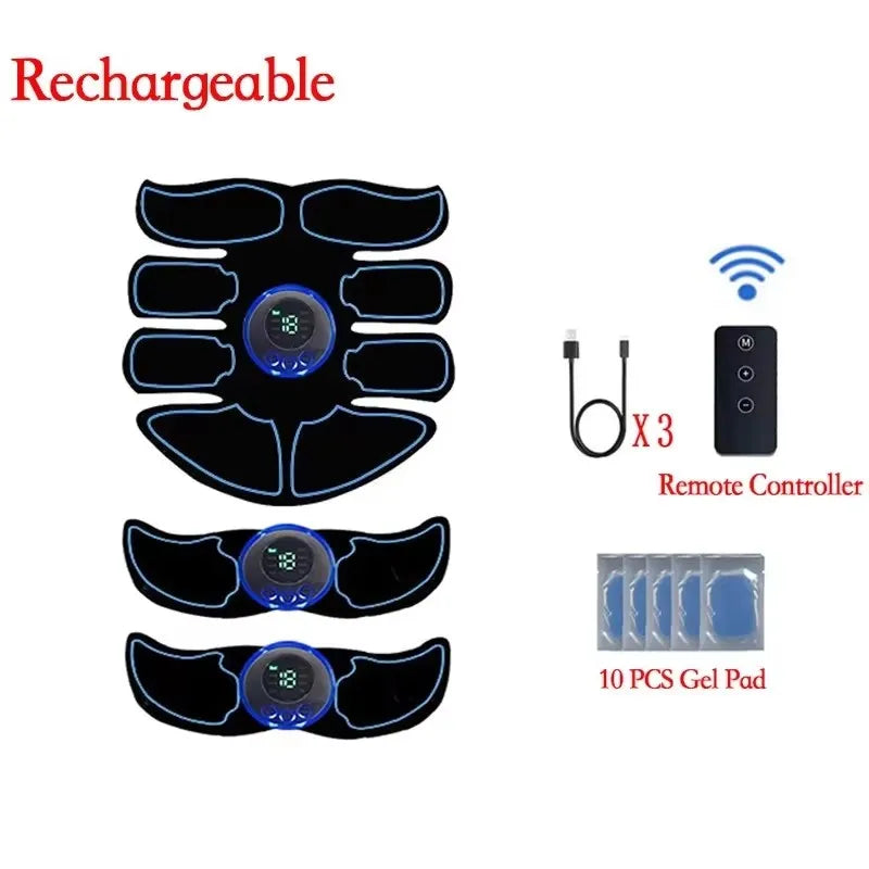 2026 EMS Abdominal Muscle Stimulator Fitness ABS Arm Training Patches Muscle Exercise Instrument USB Charging Home Men