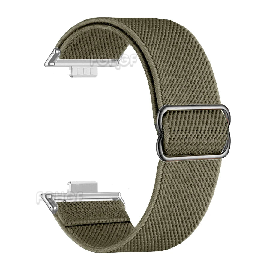 Elastic Nylon Loop Watch Band For Huawei Watch Fit 4 Pro Strap Replacement Wristband For Huawei Fit 3 Bracelet Correa Accessorie