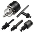 1.5-13mm Precise Drill Chuck Converter 1/2"-20UNF Thread Quick Change Adapter SDS-Plus Shank 1/4" Hex
