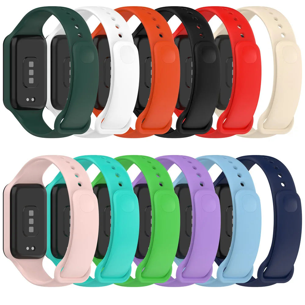 Fashion WatchBand For Redmi Band 2 SmartWatch Strap Wristbands Bracelet For Xiaomi Band 8 Active Correa WristBand Accessories