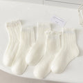 5Pairs/set Children Mesh Socks For 2-12Years Girls Summer Thin Breathable Kids Socks Sweet Fashion White Princess Lace Sock New