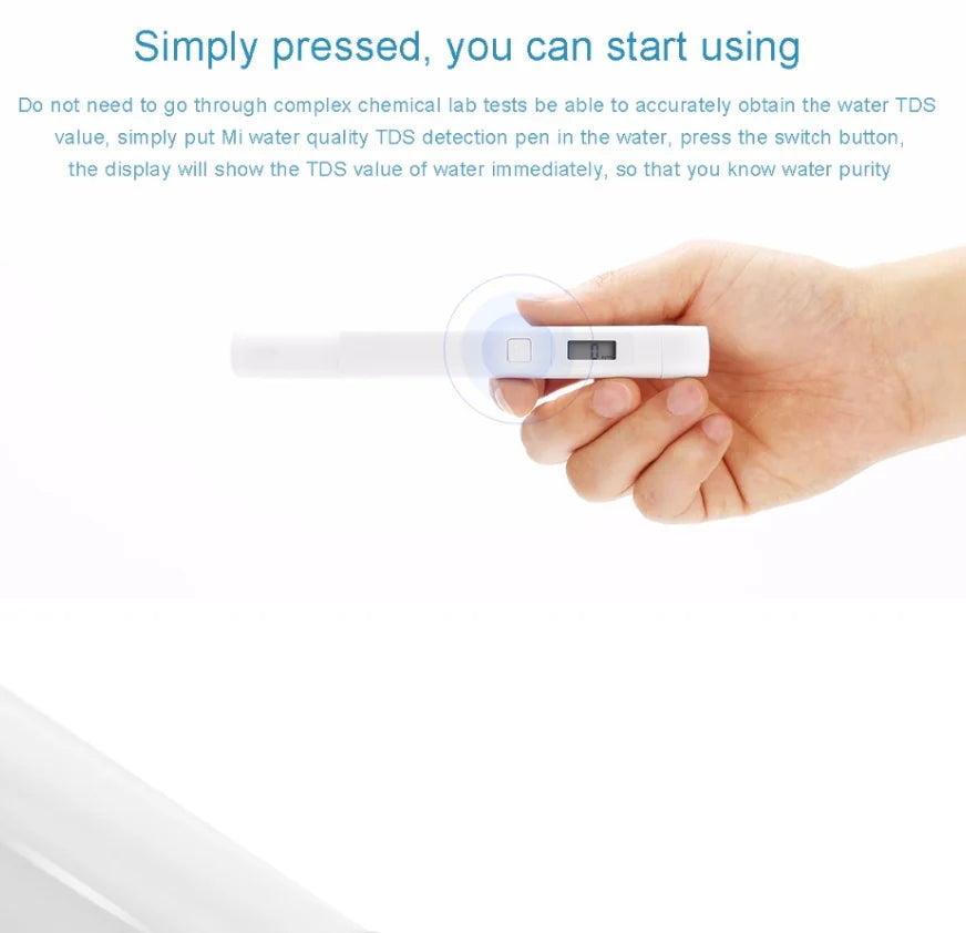 Original MIJIA TDS Water Tester Portable Detection Pen Stylus Digital Water Meter Filter Quality Purity Tester