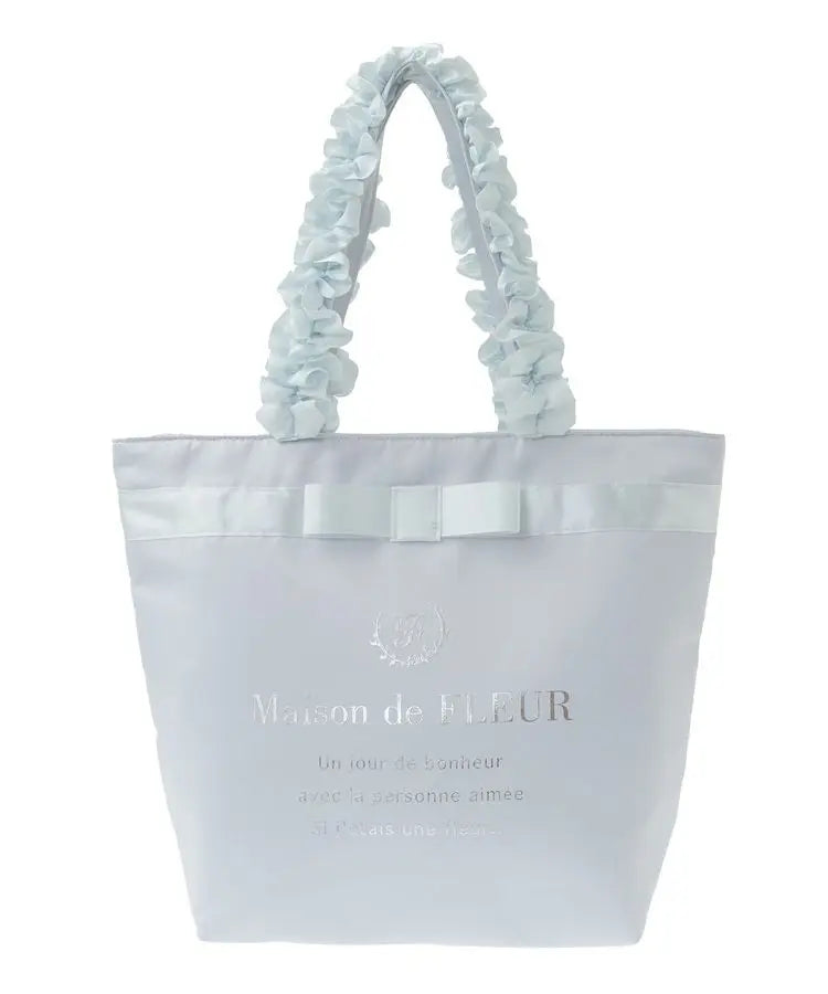 Japanese Style New Letter Satin Cute Bow Lolita Portable Tote Bag Women Commuting Versatile Pleated Sweet Single Shoulder Bag