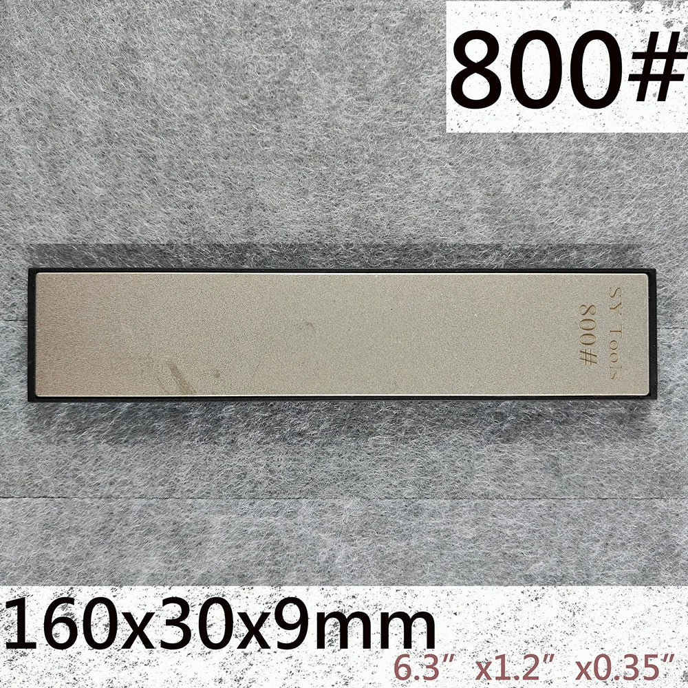 Widened Diamond Sharpening Stone Compatible with Fixed-Angle Sharpener for Kitchen Knives and Outdoor Tools, Portable Sharpening