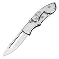 Outdoor Folding Knife Fruit Knife Stainless Steel Camping Knife Mini Mechanical Folding Knife Keychain Carrying Pocket Knife