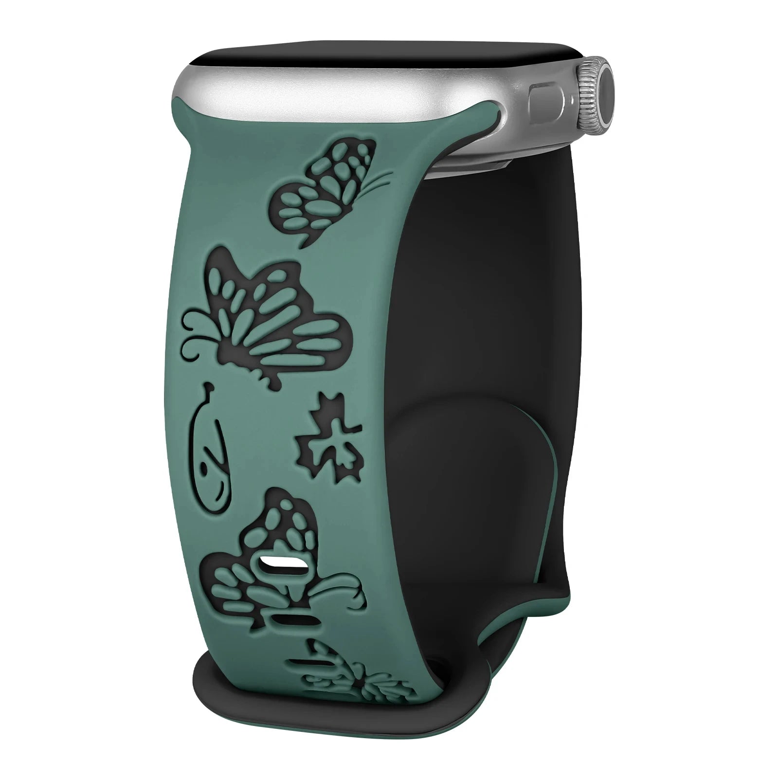 Sport Band For Apple Watch Straps 45mm 44mm 42mm 49mm 40 41mm 46mm Engraved correa bracelet iwatch Series 8 10 11 7 9 6 SE Ultra