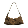 Crossbody Bags for Women Shoulder Bag Velvet Retro Soft Leather Frosted Armpit Bag Purse and Handbags Designer Bags Сумка Жіноча