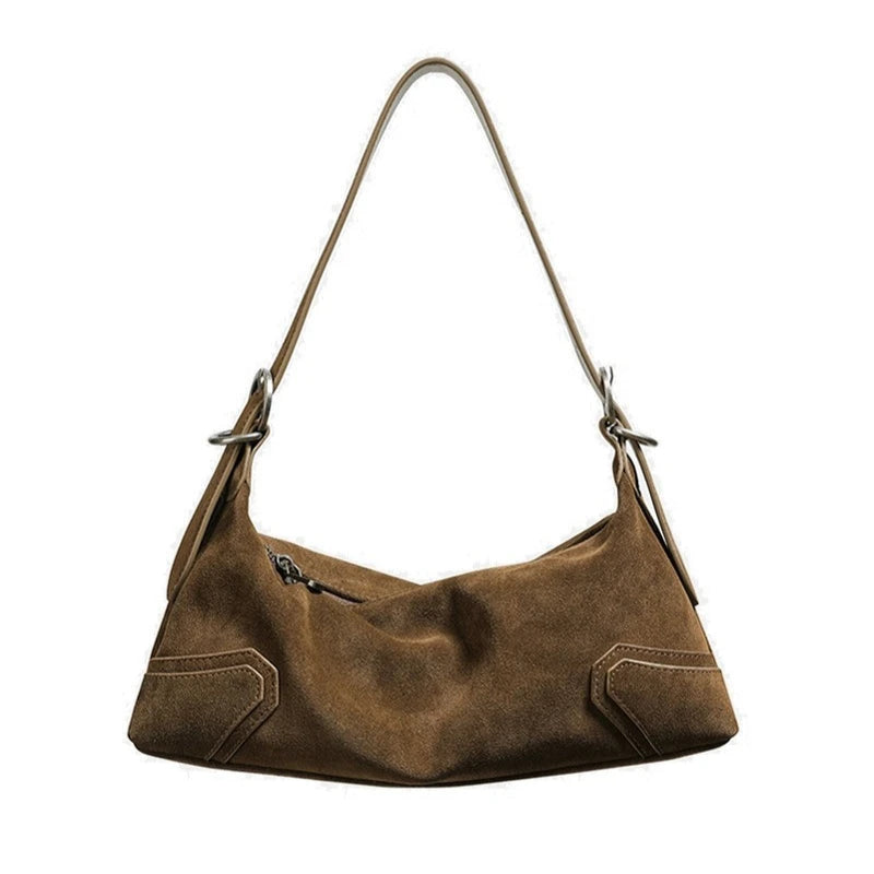 Crossbody Bags for Women Shoulder Bag Velvet Retro Soft Leather Frosted Armpit Bag Purse and Handbags Designer Bags Сумка Жіноча