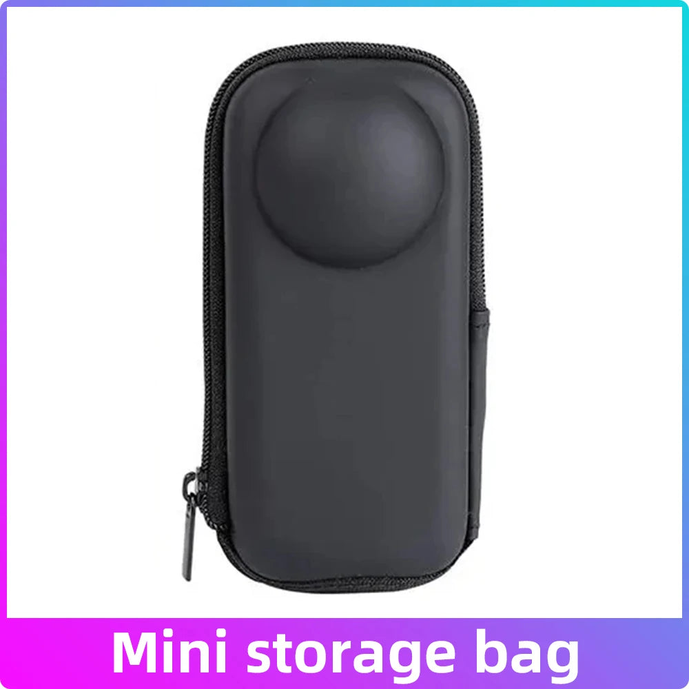 Accessories Kit for Insta360 X3 Lens Guard Protective Frame Cap Dive Case Storage Bag Case Screen Protector Motorcycle Bracket