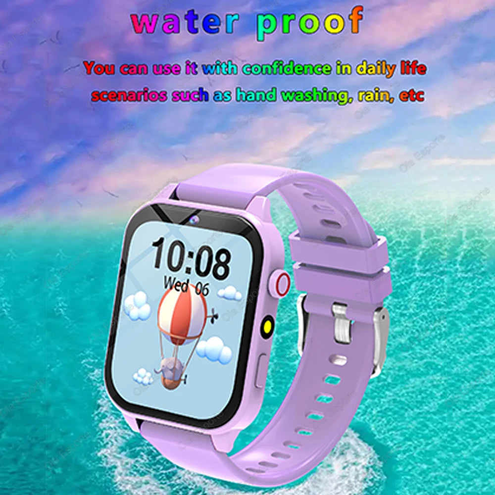 2026 New Smart Watch Kids 1.83 Inch Display 18 Games Sleep Monitor Camera Alarm Clock Children Kids Smartwatch Boys Girls Gifts