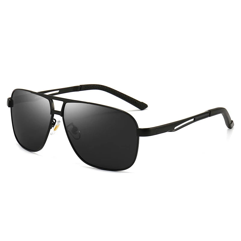 2023 New Square Photochromic Polarized Sunglasses Men Change Color Sun Glasses Chameleon Anti-glare Driving Oculos De Sol