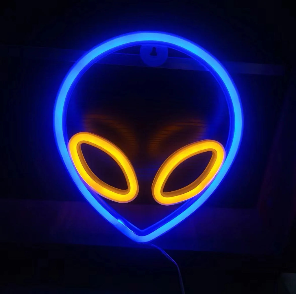 1pc, cool neon light battery/USB power supply, game room bedroom party, wedding girl boy room decoration light, birthday gift