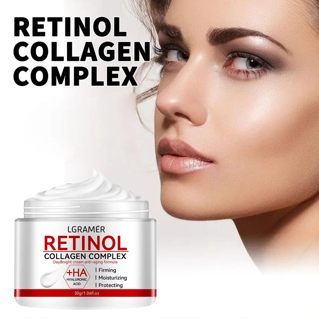 Retinol Lifting Firming Face Cream Collagen Smooth Wrinkles Facial Skin Moisturizer Fade Fine Lines Brighten Skin Care Cosmetics
