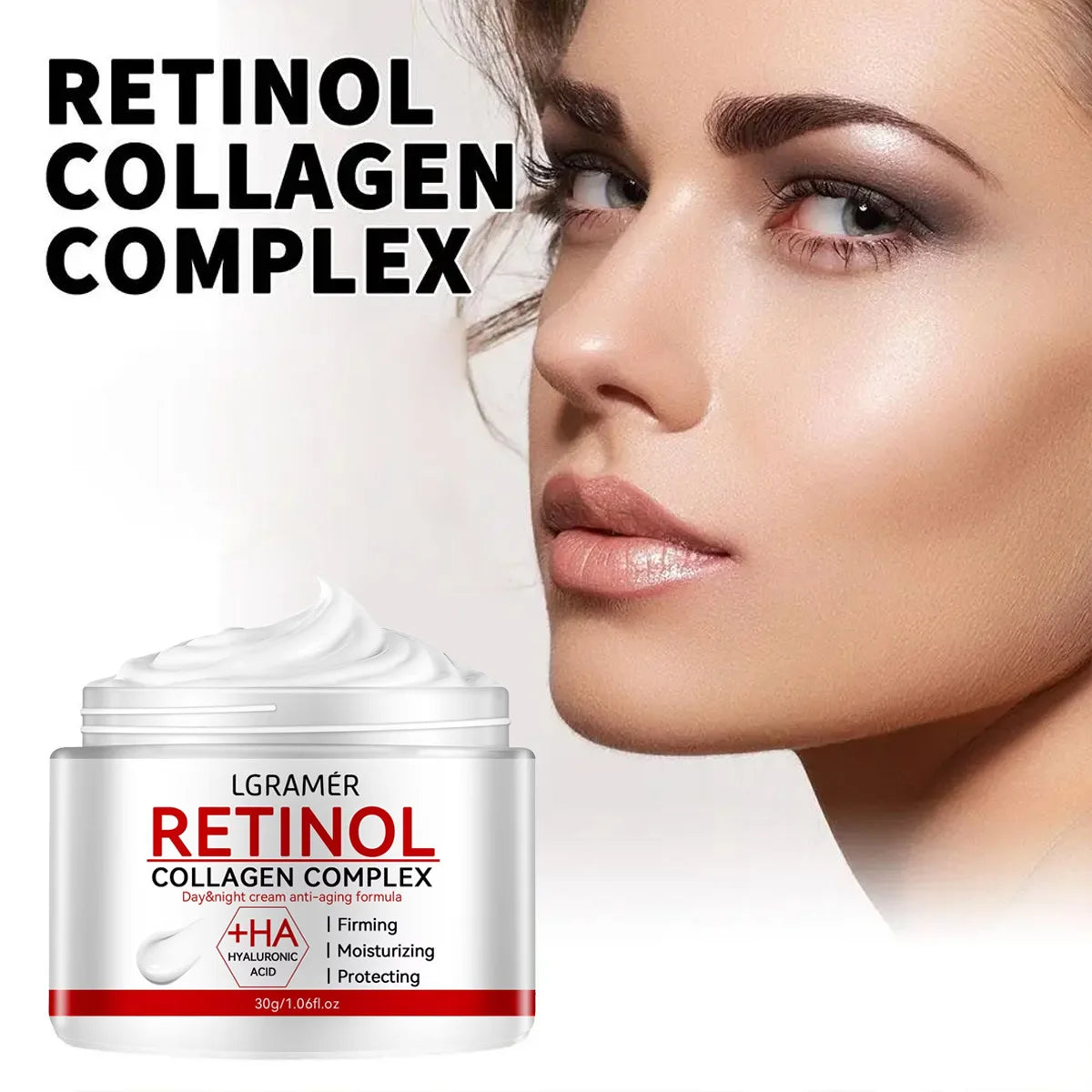 Retinol Lifting Firming Face Cream Collagen Smooth Wrinkles Facial Skin Moisturizer Fade Fine Lines Brighten Skin Care Cosmetics