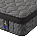 12-14 Inch Cooling Gel Memory Foam Hybrid Mattress Twin Full Queen King Size Independent Pocket Spring Mattress Pressure Relief Cool Sleep Medium Firm Bed Mattress for Bedroom Guest Room
