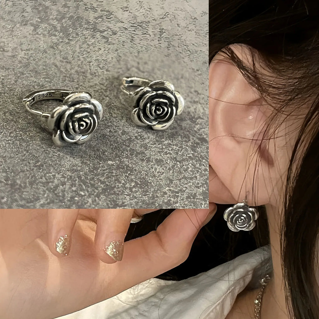 925 Sterling Silver Star Earring for Women Girl Personal Originality Trend Hip Hop Neutral Jewelry Gift Dropshipping