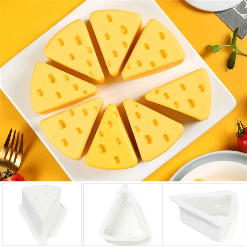 Mini Cheese 3D Mold Baking Handmade Candle Soap Silicone DIY Decorating Tool Chocolate Ice Cream Mousse Cake Mold