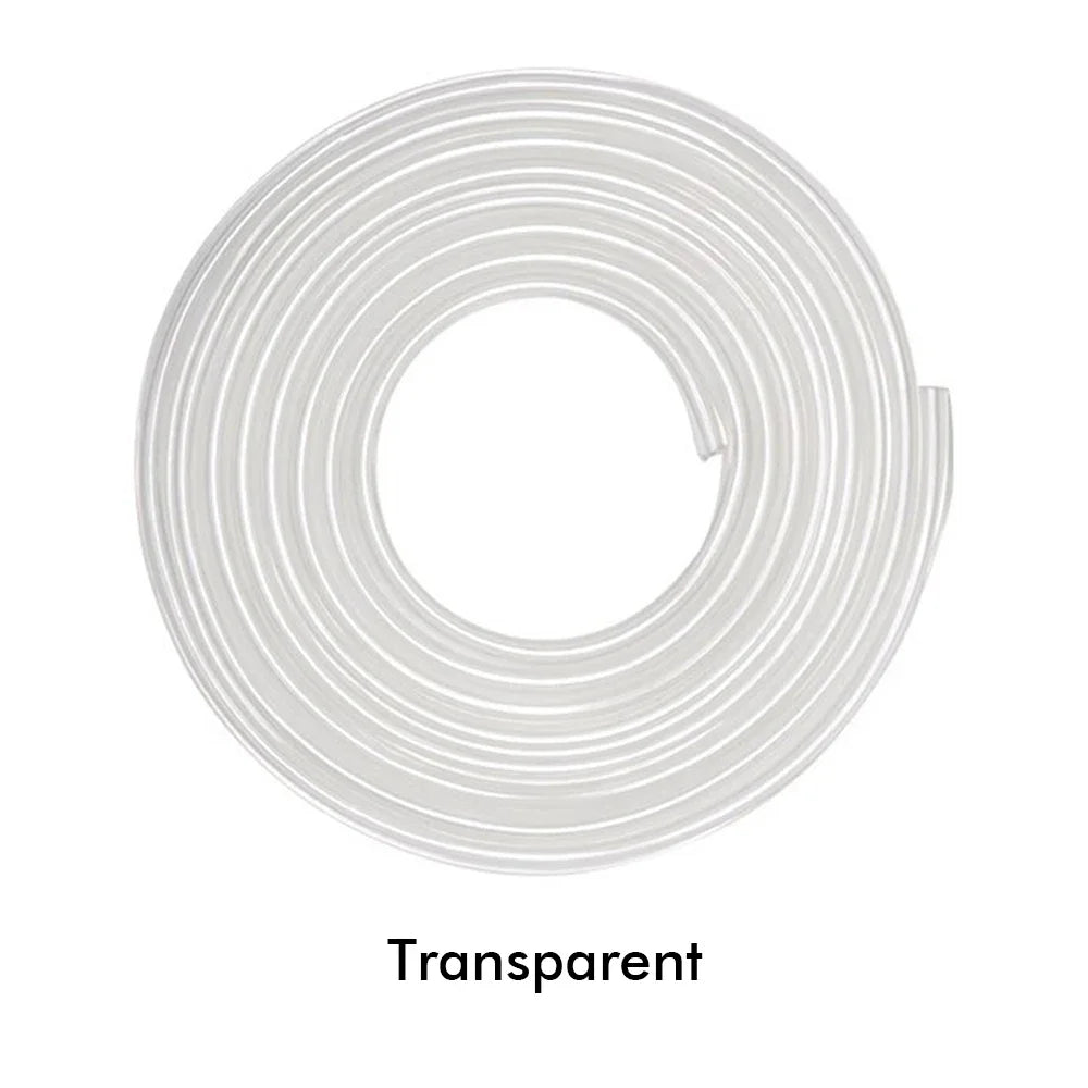5M Car Door Edge Sealing Strip Transparent PVC Scratch Protector Strip Anti-collision Stickers Door Anti-scratch Car Accessories