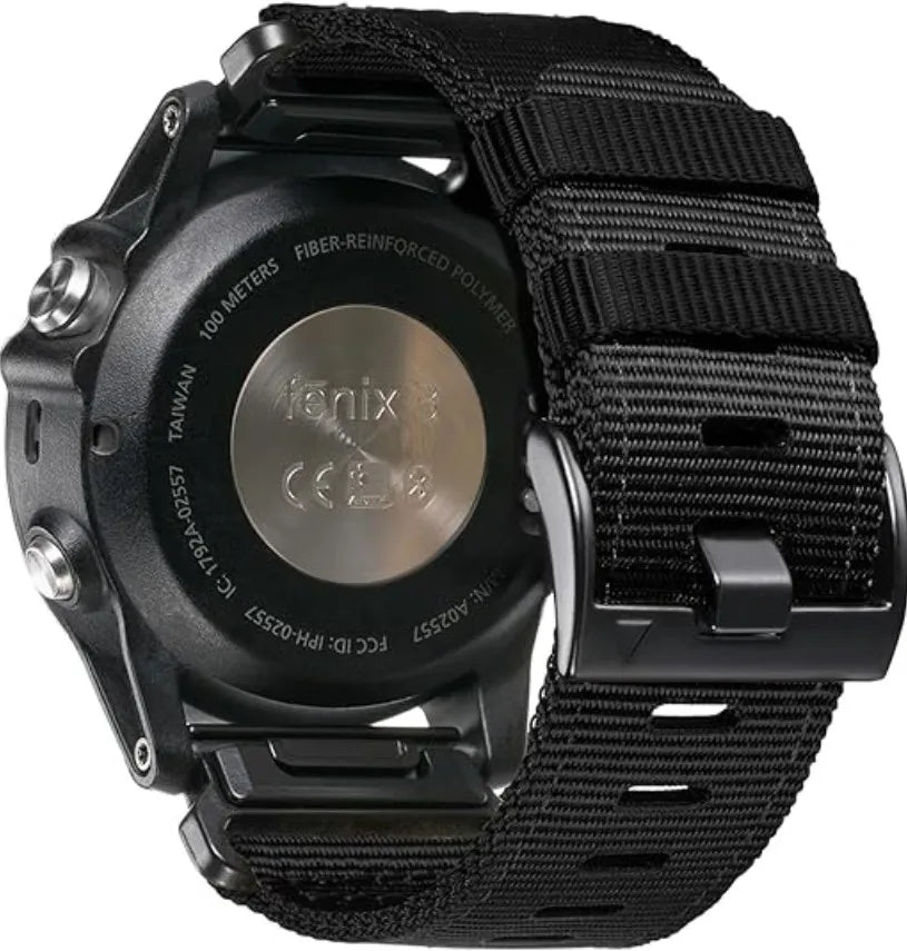 22 26mm Nylon Military strap For GARMIN FENIX7 7X PRO 6 6X Soft wear-resistant strap body For 965 Instinctive replacement strap