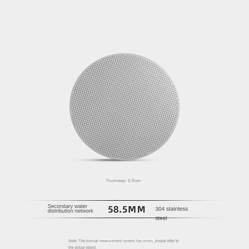 Espresso Puck Screen Coffee Filter 51mm 53.5mm 58.5mm Reusable Holder 0.2mm For 51mm 54mm 58mm Portafilter Barista Accessories