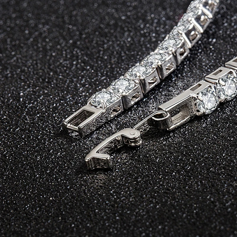 New Luxury Gold Silver Color on Hand Princess Bracelet Bangle for Women Anniversary Gift Jewelry Wholesale