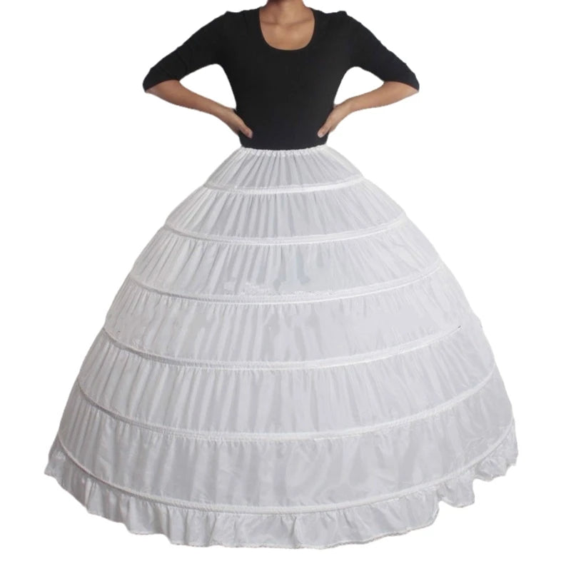 Petticoat Crinoline Slips Hoop Skirt Vintage Underskirt for Gown Dress